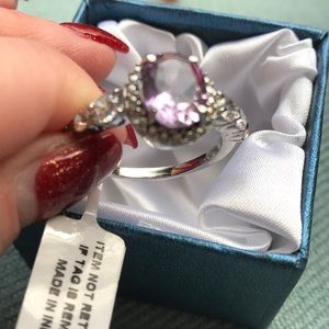 Rose de France Amethyst ring